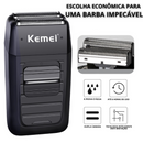 Barbeador Elétrico Kemei PRO + BRINDE EXCLUSIVO -  ÚLTIMO DIA NA PROMOÇÃO