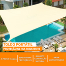 Toldo Portátil com Proteção UV - Flexível e Ultra Resistente