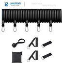 Kit Elásticos Extensores de Treinamento Fitness Exercício em Casa