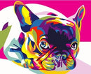 Pintura Abstrata de Animais sem Moldura