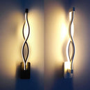 Lâmpada LED de Liga de Alumínio com Design Ondulado
