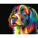Pintura Abstrata de Animais sem Moldura